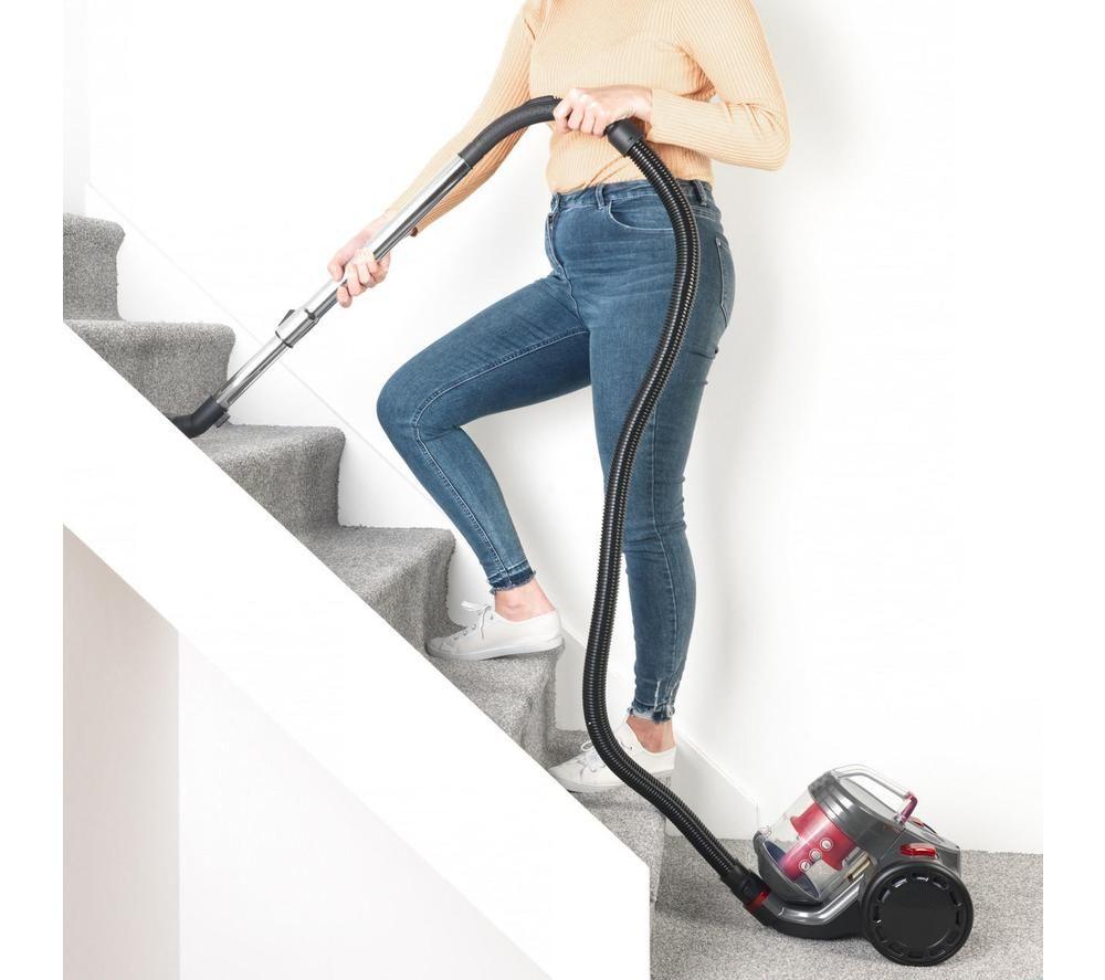 BELDRAY Compact Vac Lite BEL0700 Aspiradora Cilíndrica sin Bolsa - Roja