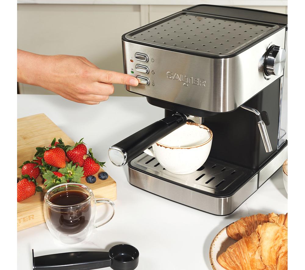 SALTER EK6137 Cafetera - Negro y plata