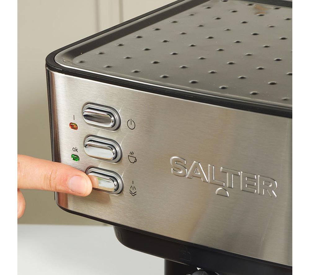SALTER EK6137 Cafetera - Negro y plata