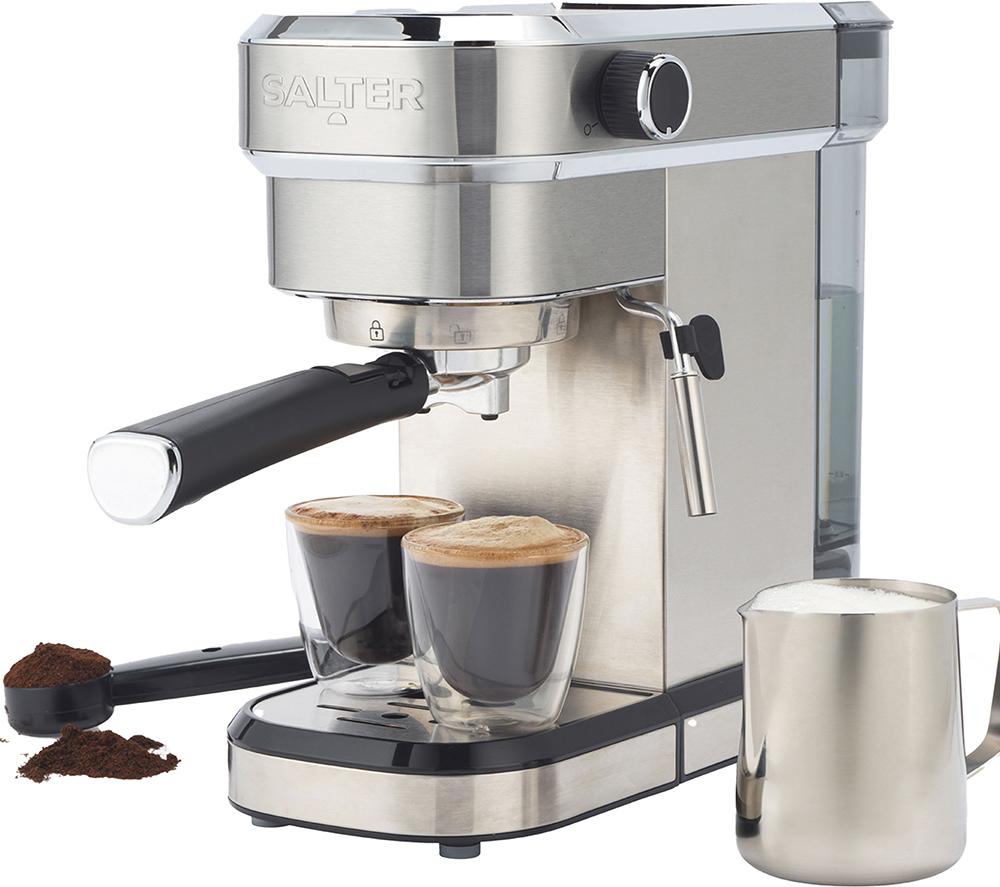 SALTER EK6139 Coffee Machine - Silver