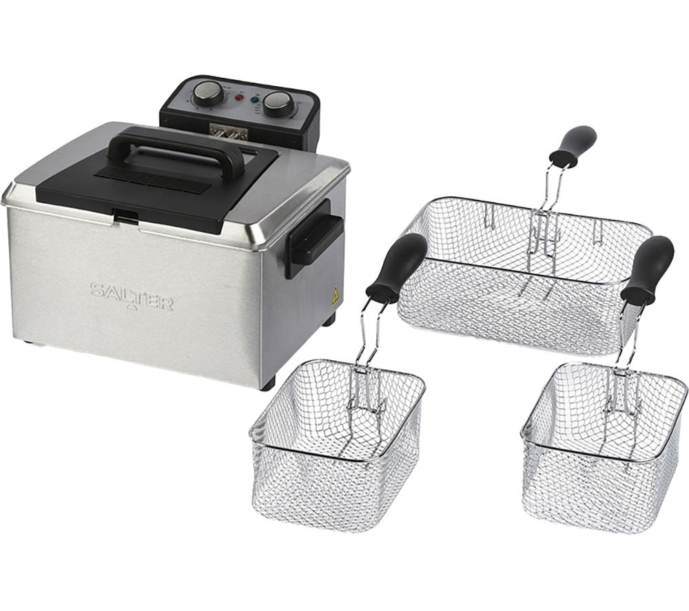 SALTER EK6266 Deep Fryer - Silver