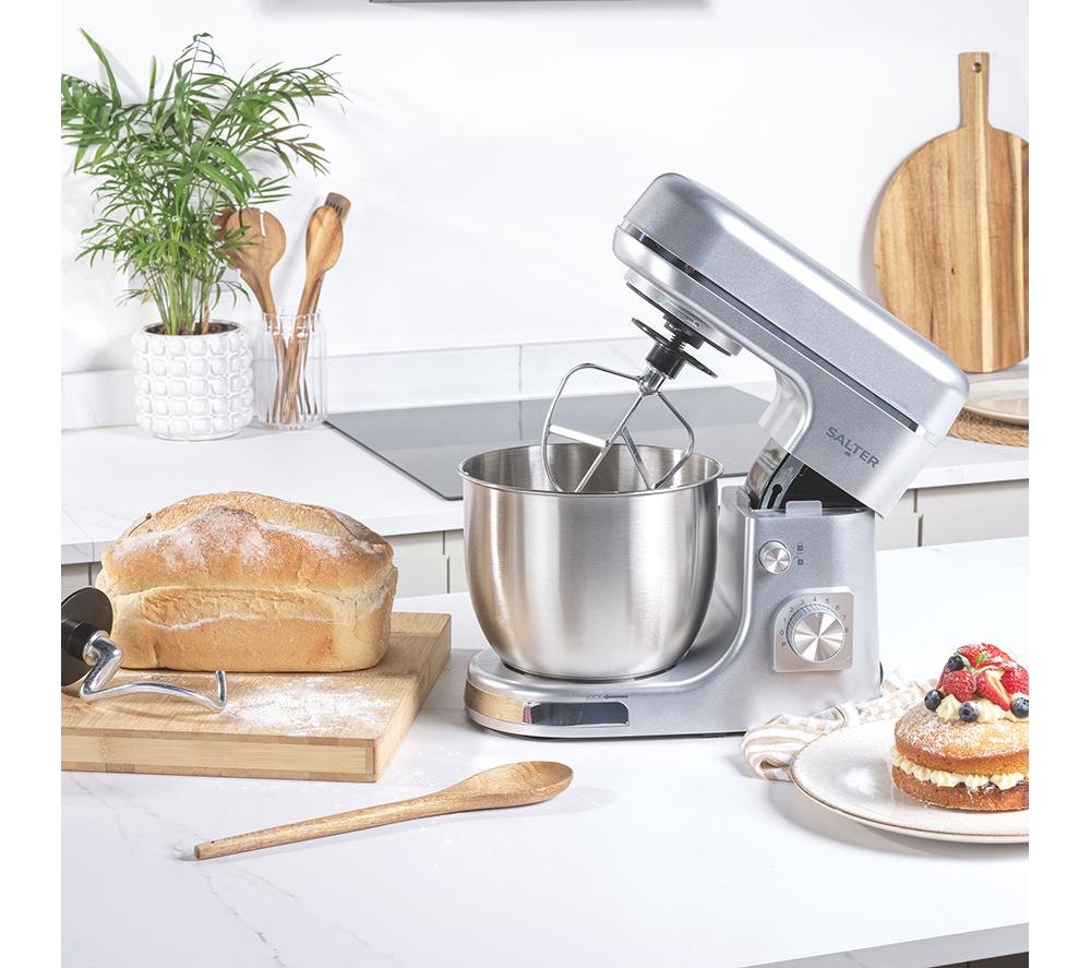 SALTER Aspen EK6147MMS Stand Mixer - Silver