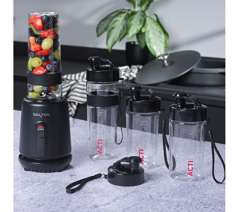 SALTER Kuro Actifusion Standmixer mit 4 Mixbechern