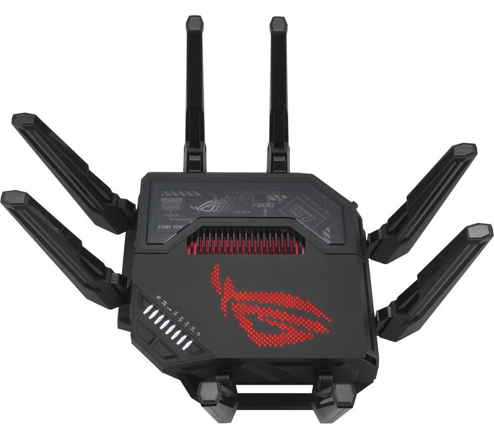 ASUS ROG Rapture GT-BE98 WiFi Cable & Fibre Router - BE 25000, Quad-band