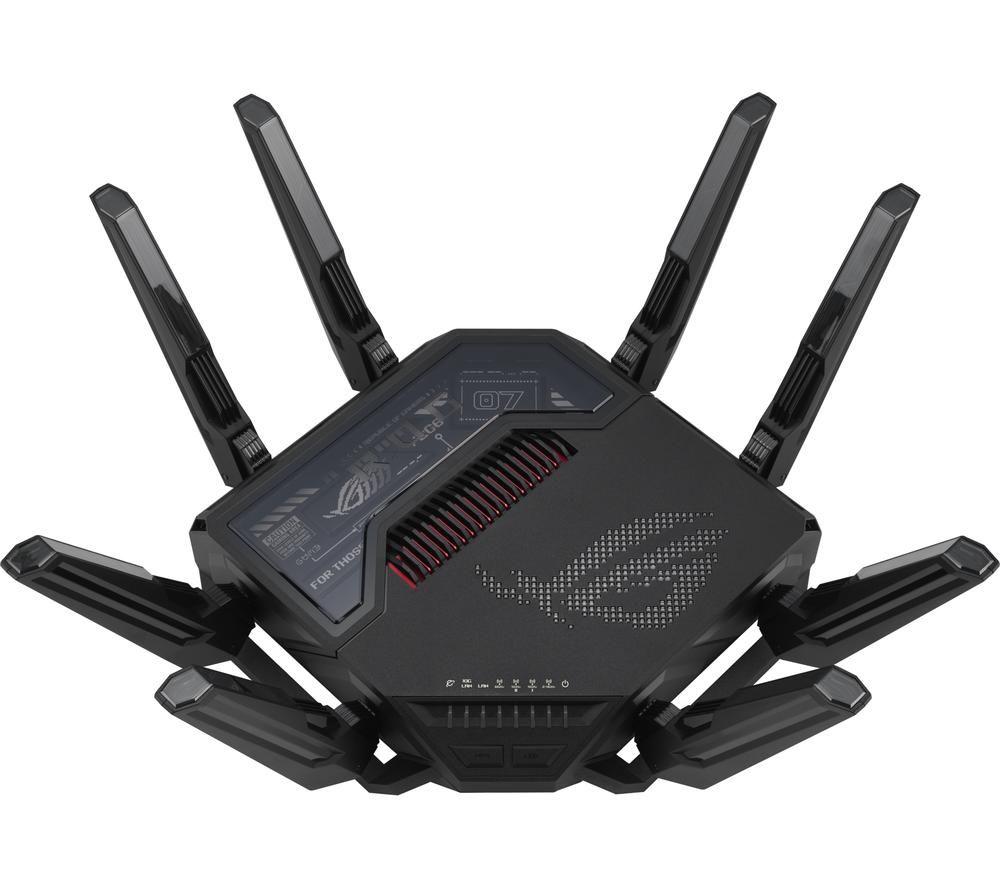 ASUS ROG Rapture GT-BE98 WiFi Cable & Fibre Router - BE 25000, Quad-band