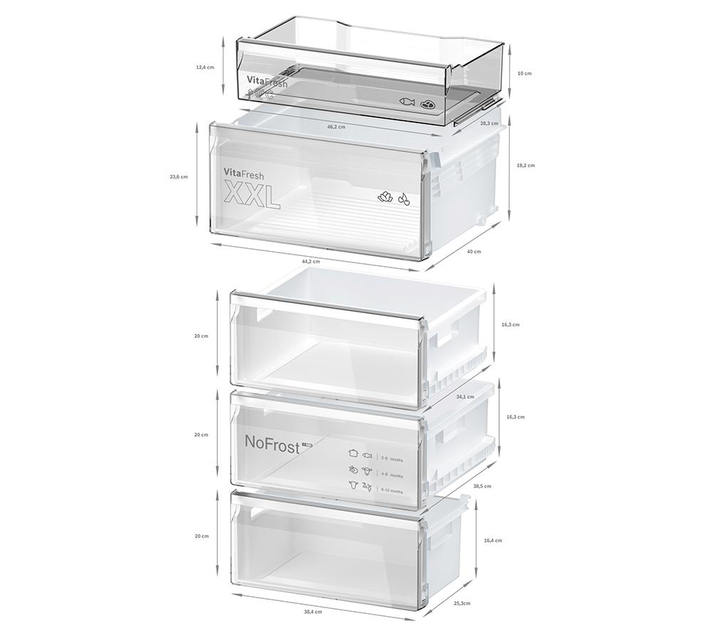 Frigorífico Combi Bosch Serie 4 KGN392LBFG 70/30 - Inox