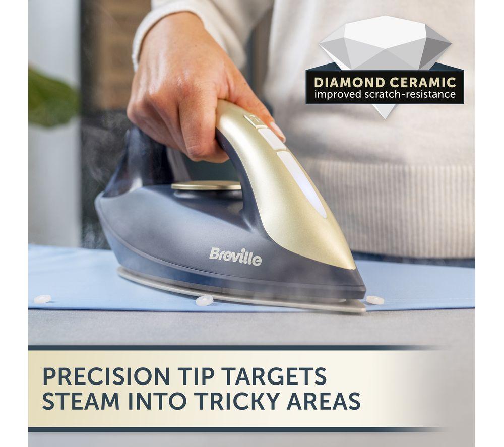 BREVILLE DiamondXpress VIN446 Steam Generator Iron - Faded Blue & Pale Gold