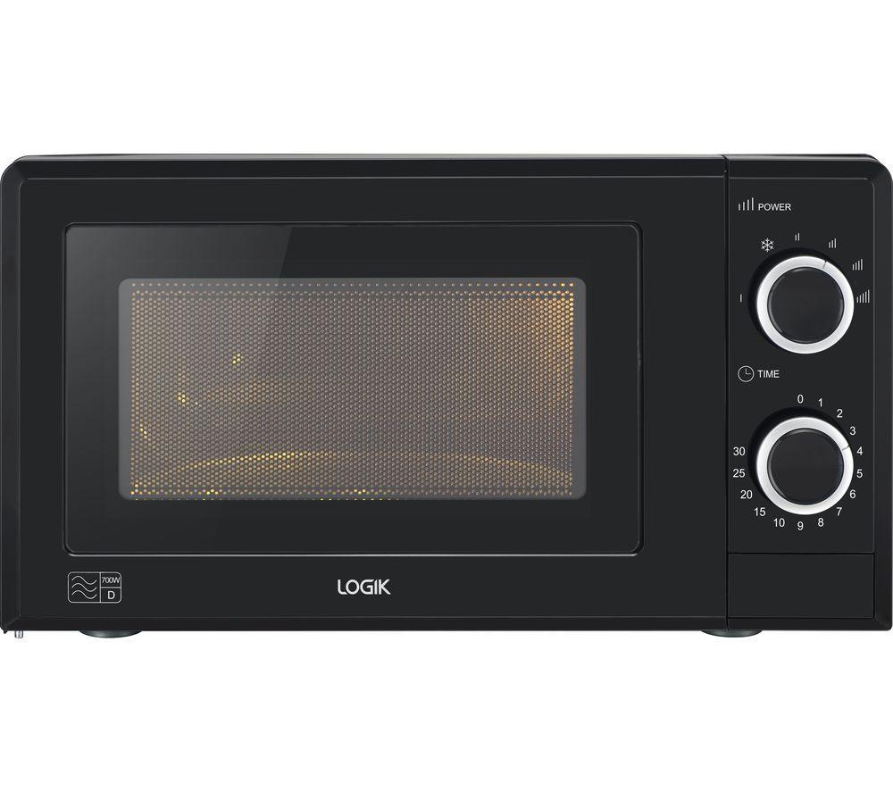 LOGIK LMB24 Compact Solo Microwave - Black