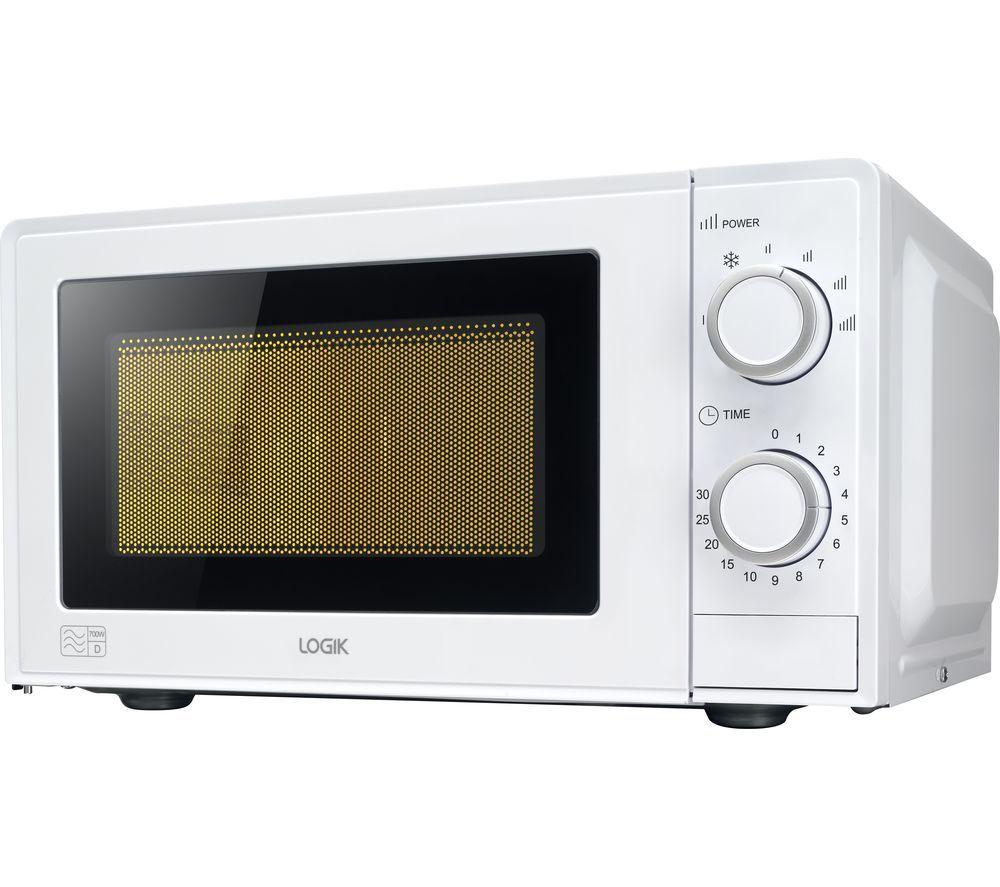 LOGIK LMW24 Microondas Compacto Solo - Blanco