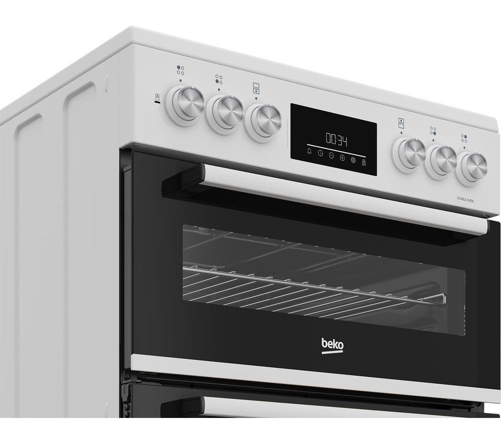BEKO Pro FDD6231W 60 cm Dual Fuel Cooker - White