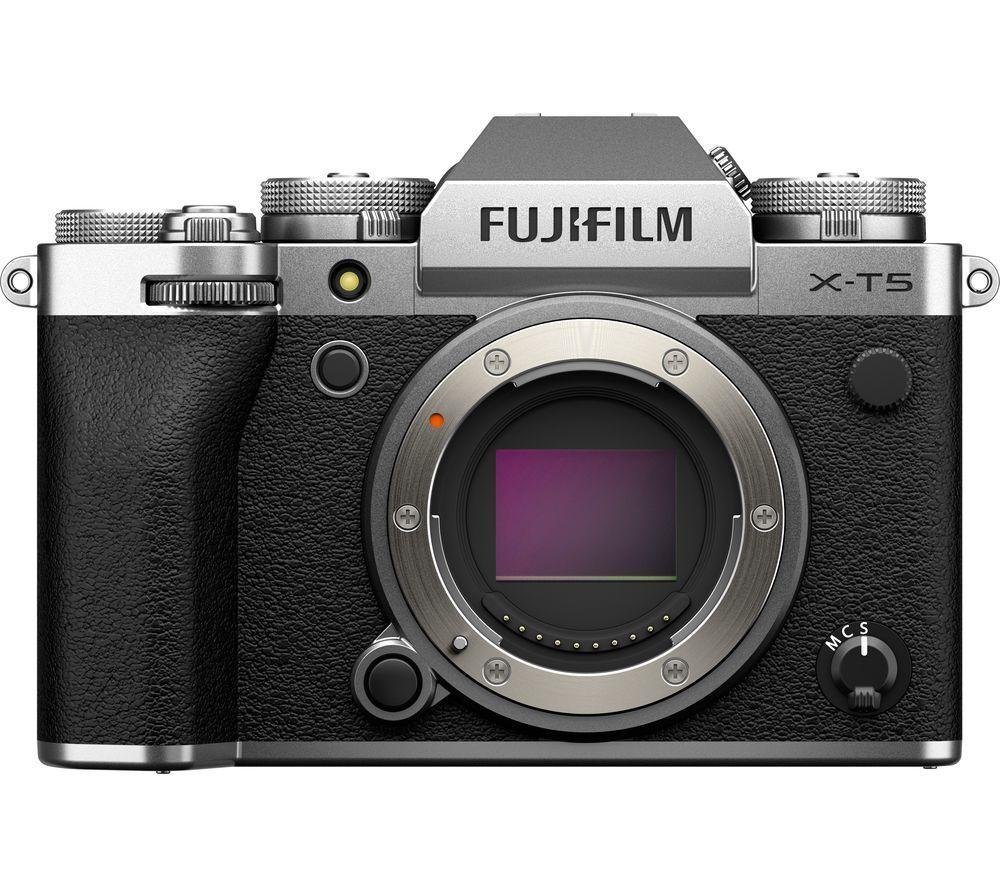 FUJIFILM X-T5 Mirrorless Camera with FUJINON XF 16-50 mm f/2.8-4 R LM WR Lens - Silver