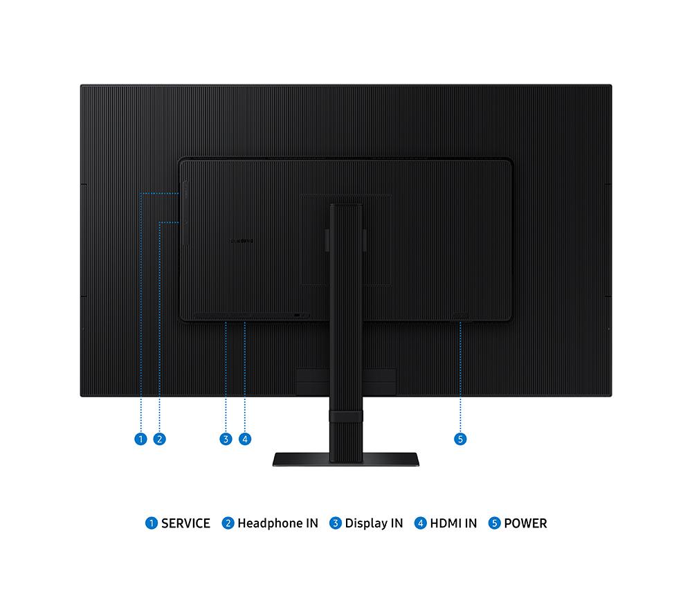 Monitor LED VA SAMSUNG ViewFinity S7 LS32D700EAUXXU 4K Ultra HD de 32" - Negro