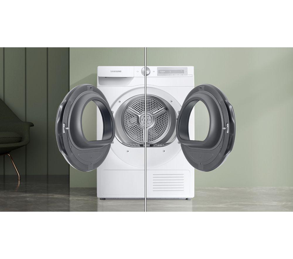SAMSUNG Series 6 OptimalDry DV90T6240LE/S1 Wärmepumpentrockner 9 kg – Weiß