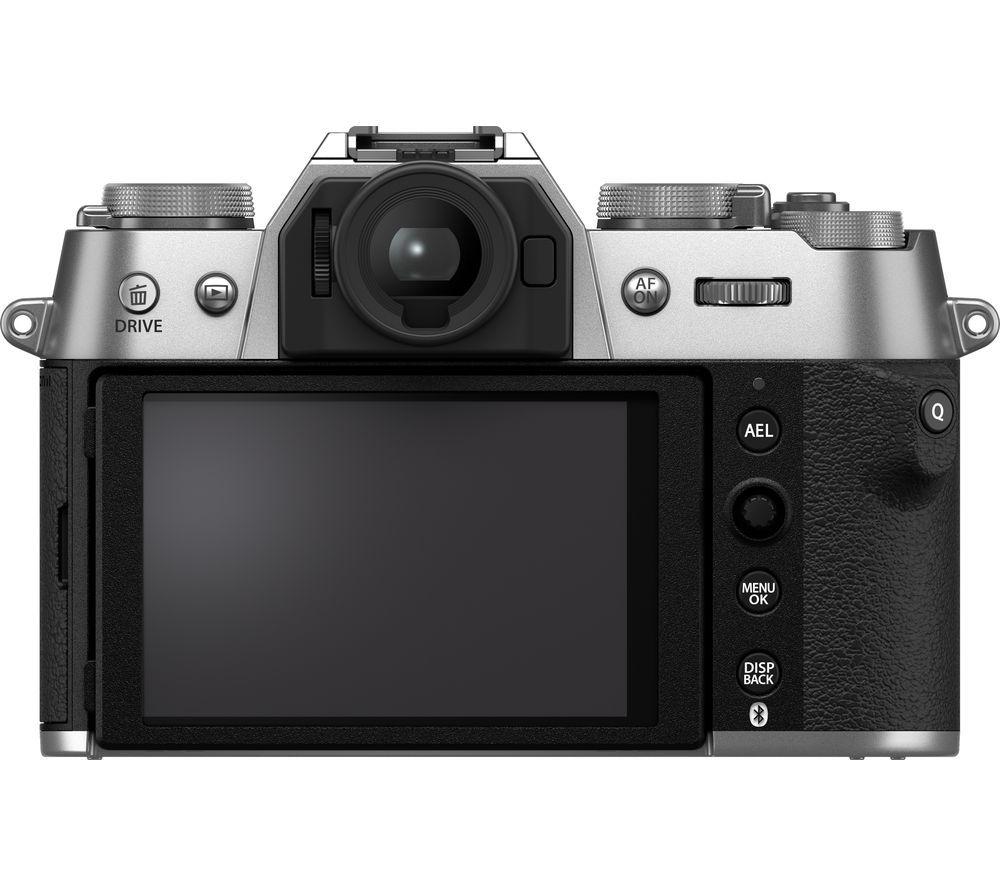 FUJIFILM X-T50 Mirrorless Camera with FUJINON XC 15-45 mm f/3.5-5.6 OIS PZ Lens - Silver