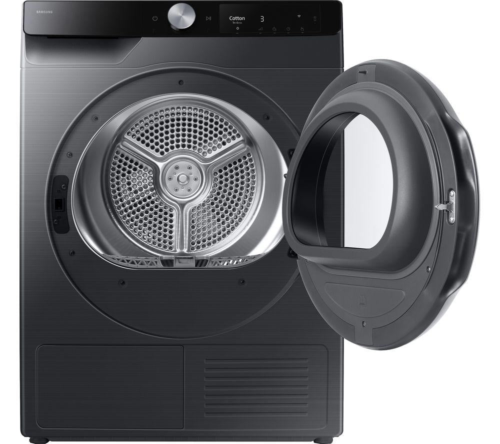 SAMSUNG Series 7 OptimalDry DV90T6240LB/S1 9 kg Heat Pump Tumble Dryer - Black