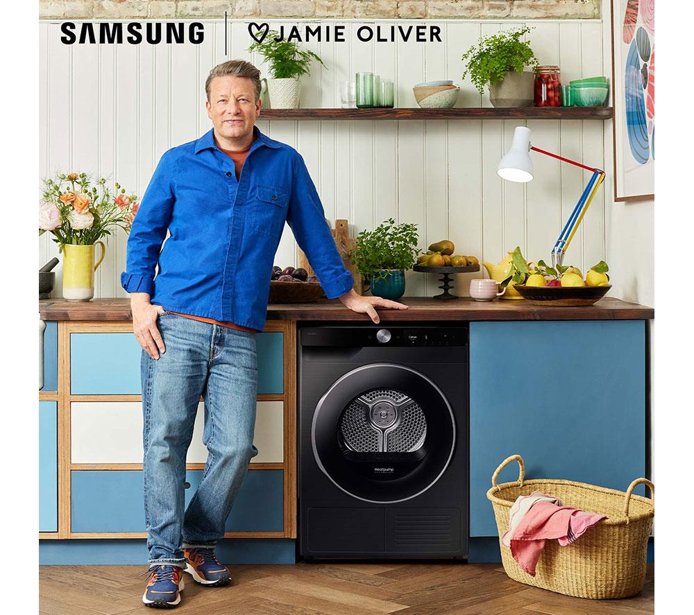 SAMSUNG Serie 7 OptimalDry DV90T6240LB/S1 Secadora con bomba de calor de 9 kg - Negro