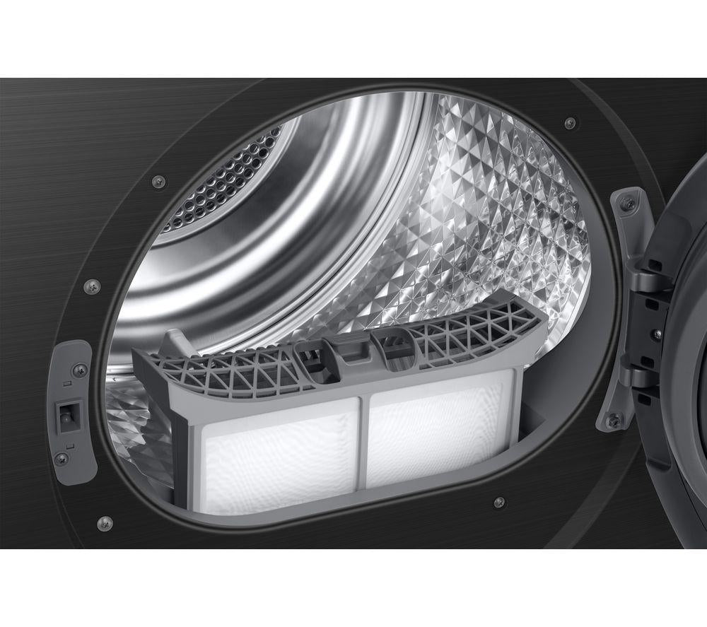 SAMSUNG Serie 7 OptimalDry DV90T6240LB/S1 Secadora con bomba de calor de 9 kg - Negro