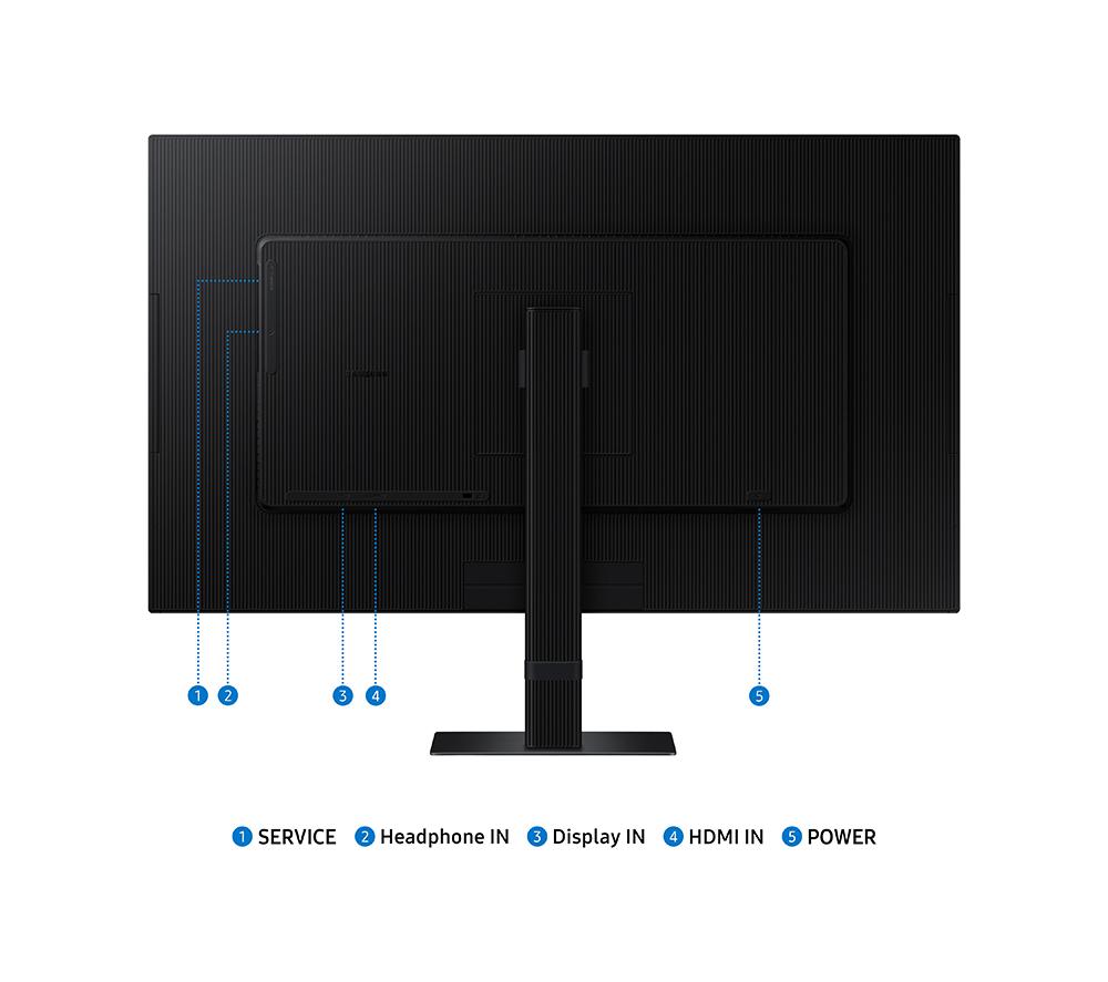 SAMSUNG ViewFinity S7 LS27D700EAUXXU 4K Ultra HD 27" IPS LCD Monitor - Black