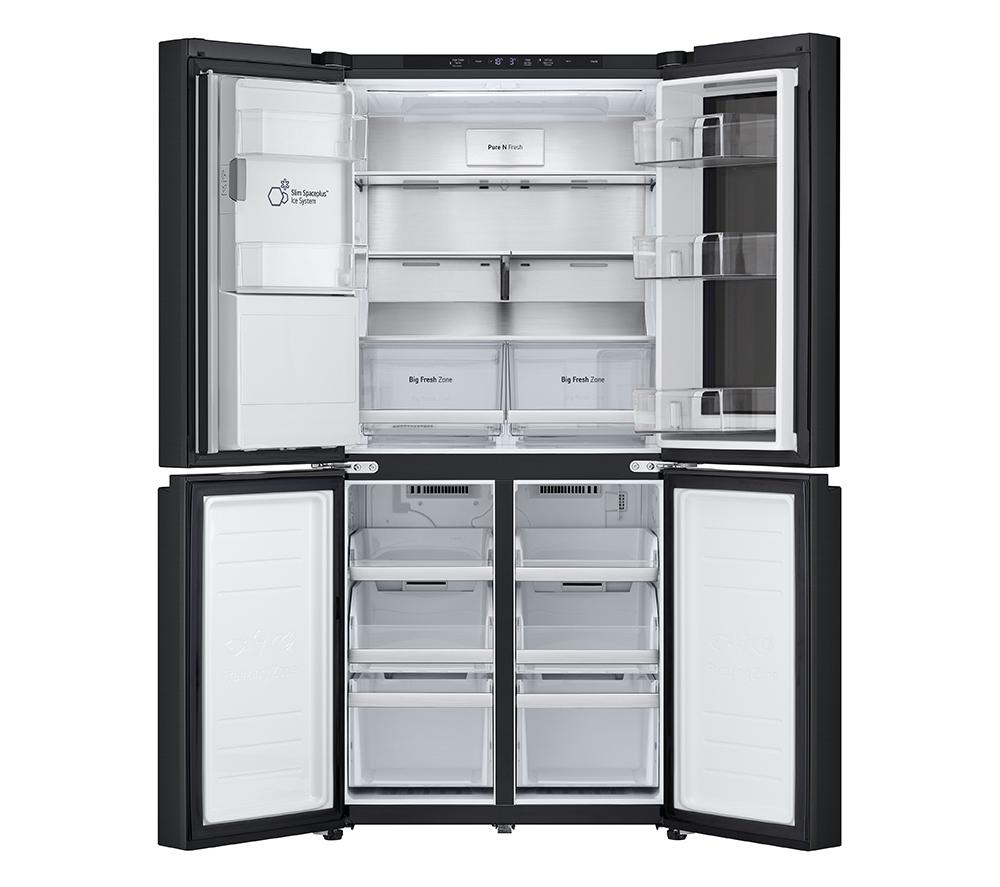 LG InstaView GMG860EPBE Smart Fridge Freezer - Matte Black