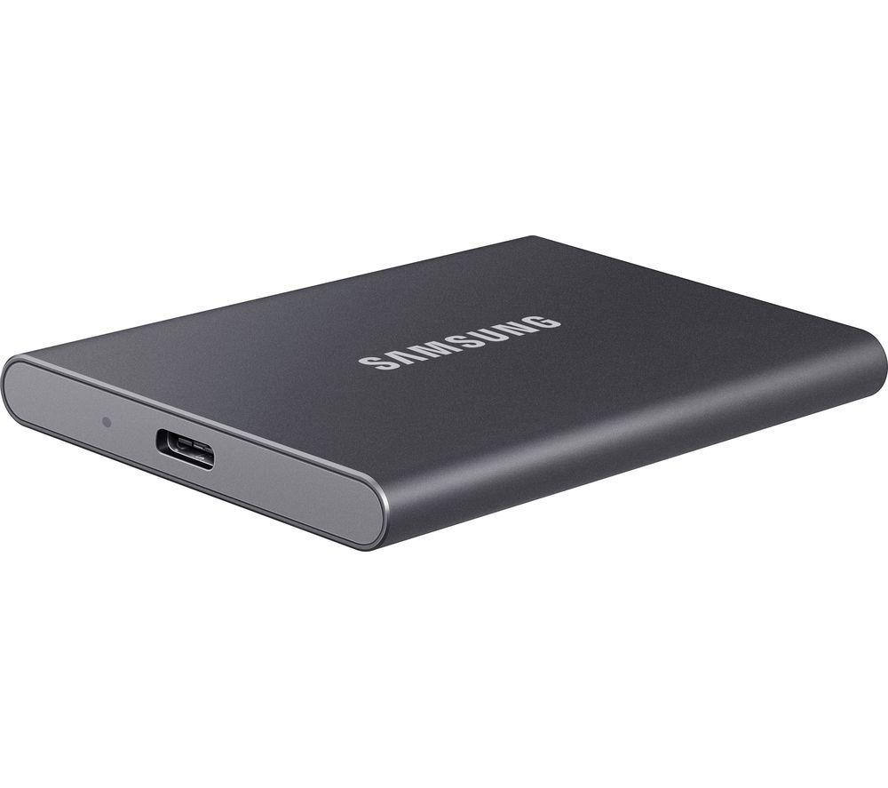 SAMSUNG T7 Portable External SSD - 4 TB, Grey