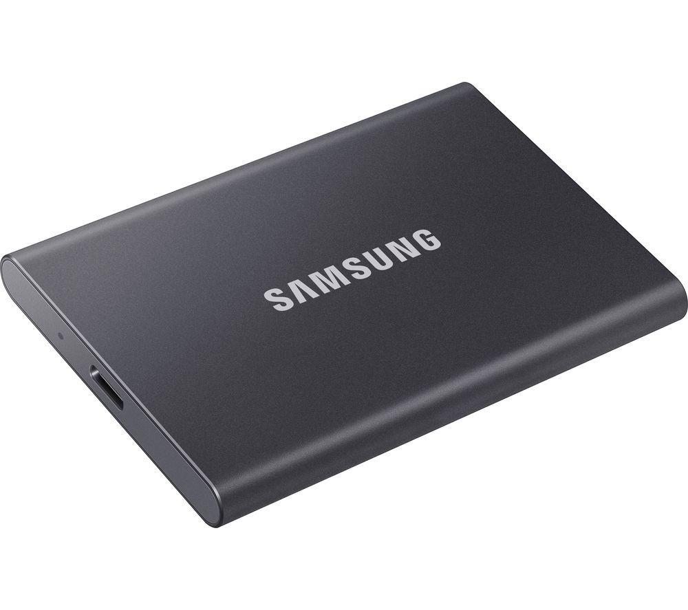 SAMSUNG T7 Portable External SSD - 4 TB, Grey