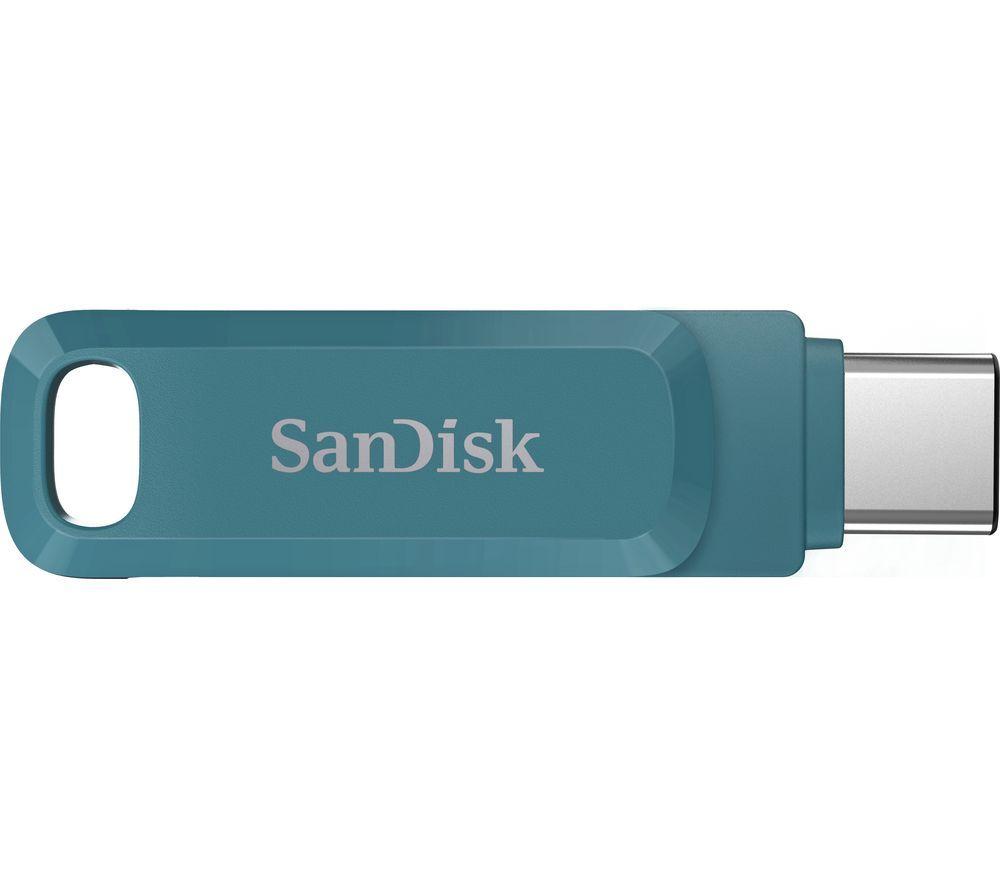 SANDISK Ultra USB Type-C & USB 3.2 Dual Memory Stick - 64 GB, Navagio Bay