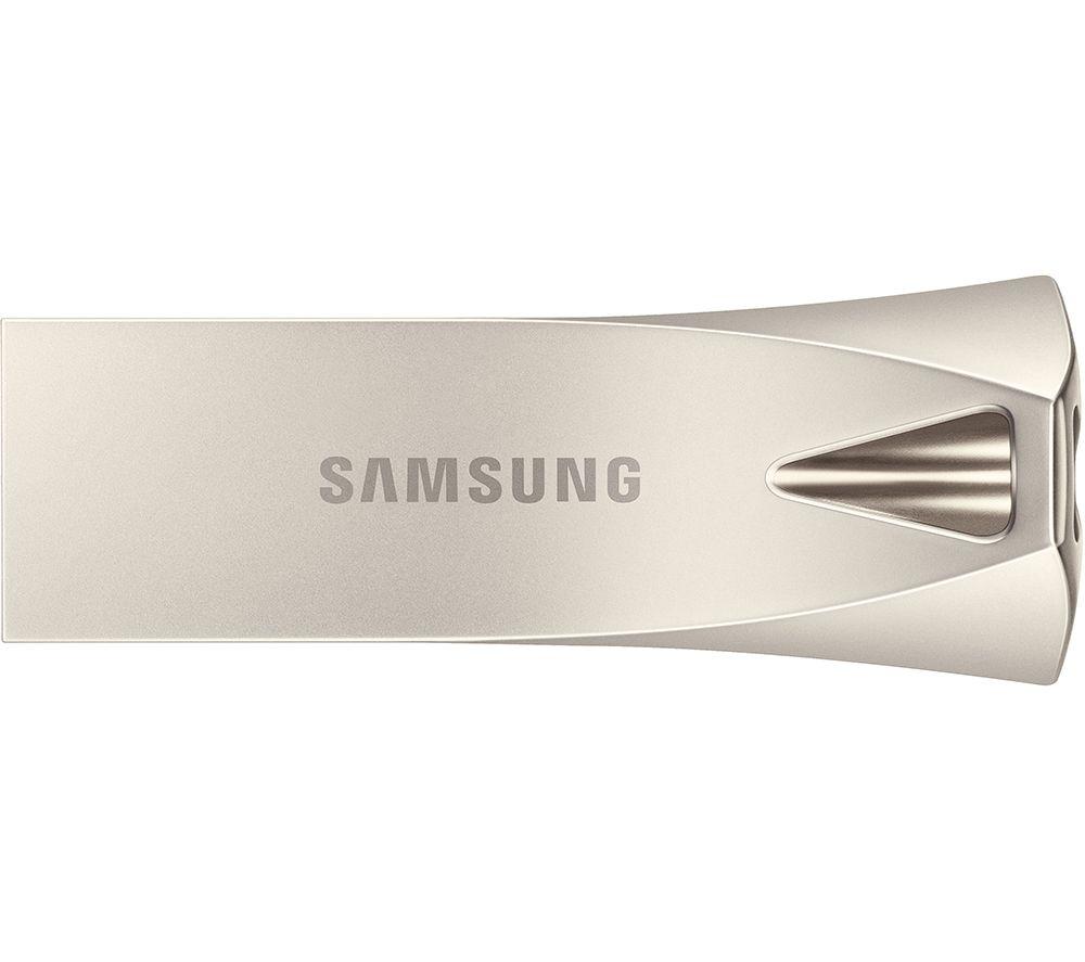 SAMSUNG Bar Plus USB 3.2 Memory Stick - 512 GB, Champagne Silver