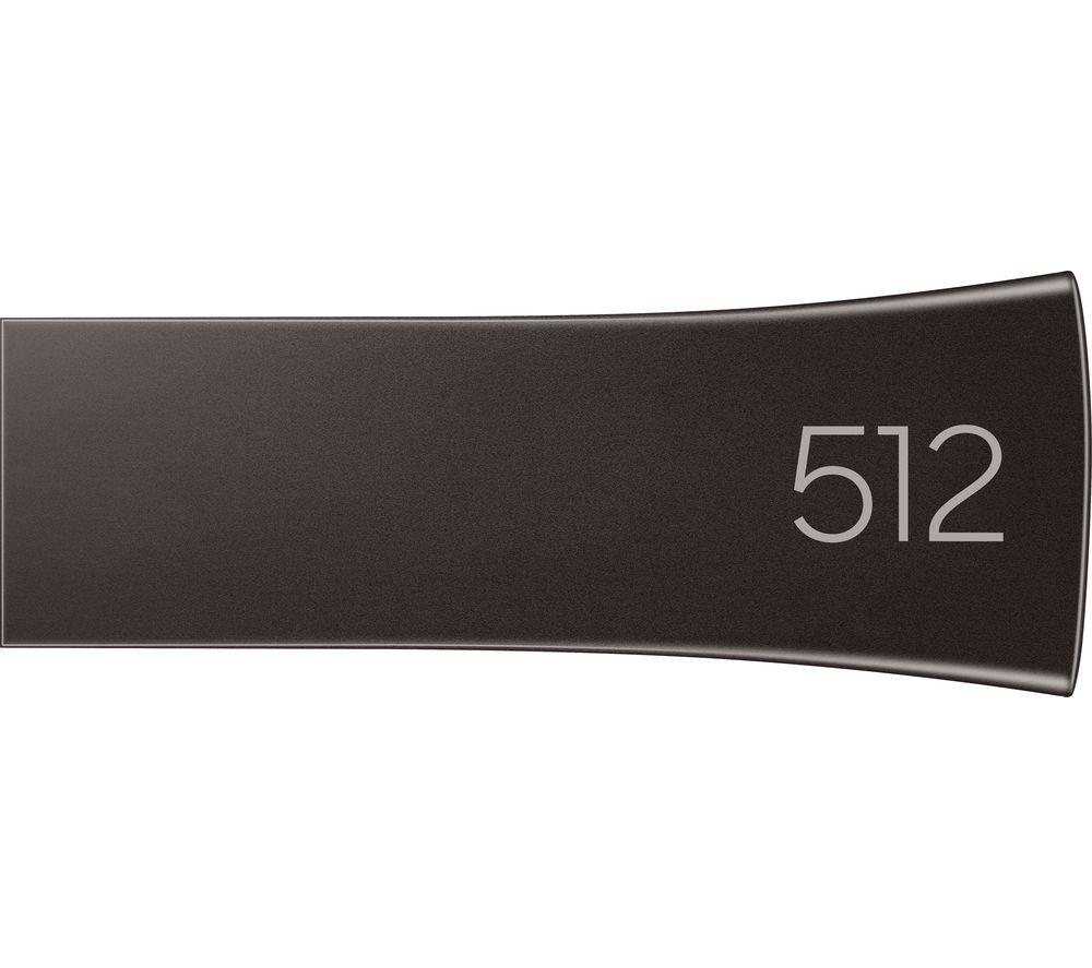 SAMSUNG Bar Plus USB 3.2 Memory Stick - 512 GB, Titan Grey