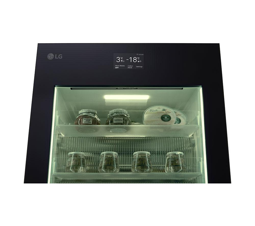 LG InstaView GBG7190CEV Smart 60/40 Fridge Freezer - Essence Black Steel
