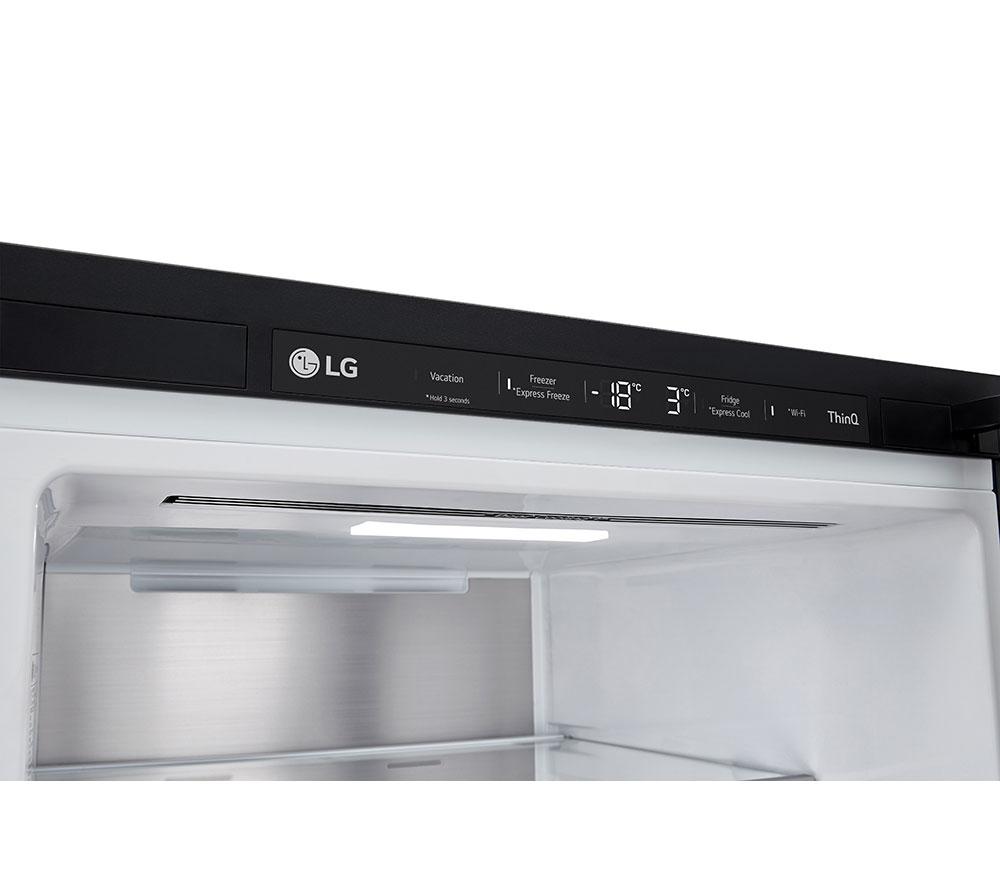 LG InstaView GBG7190CEV Smart 60/40 Fridge Freezer - Essence Black Steel