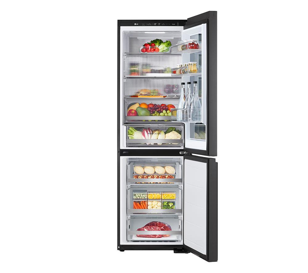 LG InstaView GBG7190CEV Smart 60/40 Fridge Freezer - Essence Black Steel