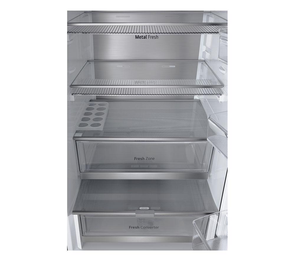 LG InstaView GBG7190CEV Smart 60/40 Fridge Freezer - Essence Black Steel