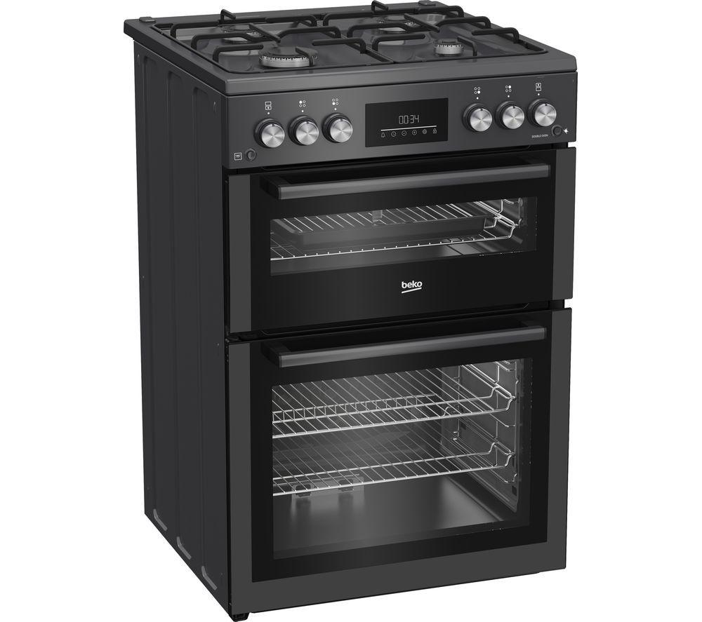 Cocina de gas BEKO Pro FDG6271CA de 60 cm - Antracita