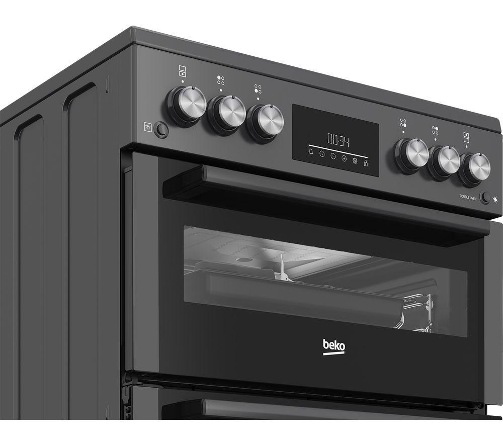 Cocina de gas BEKO Pro FDG6271CA de 60 cm - Antracita