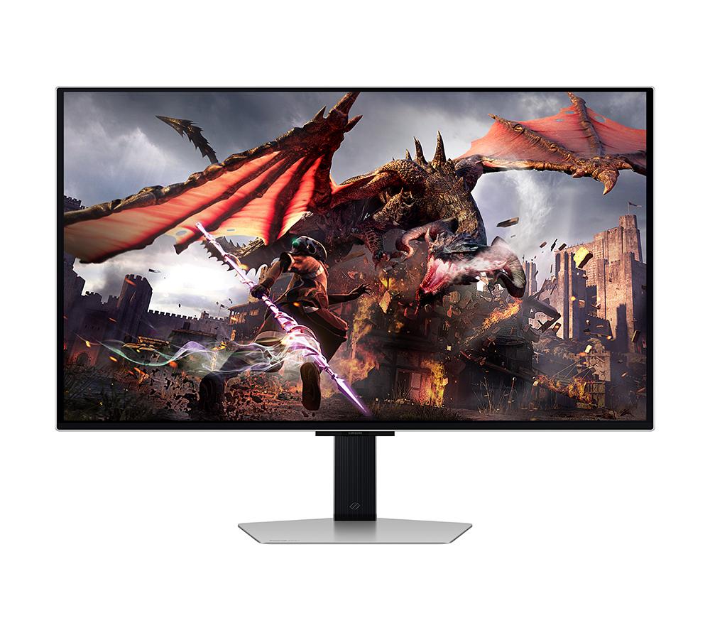 SAMSUNG Odyssey G8 LS32DG802SUXXU 4K Ultra HD 32" OLED Smart Gaming Monitor - Black & Silver