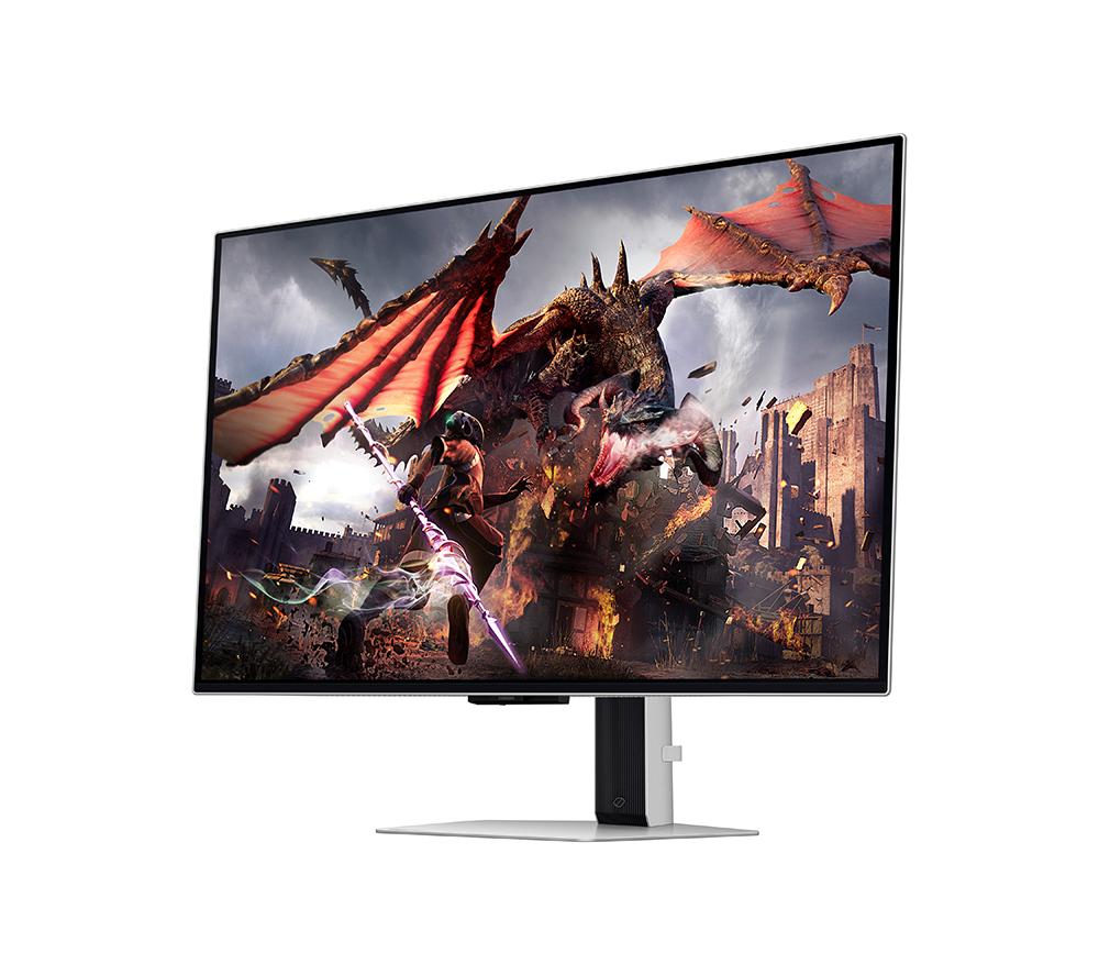 SAMSUNG Odyssey G8 LS32DG802SUXXU 4K Ultra HD 32" OLED Smart Gaming Monitor - Black & Silver