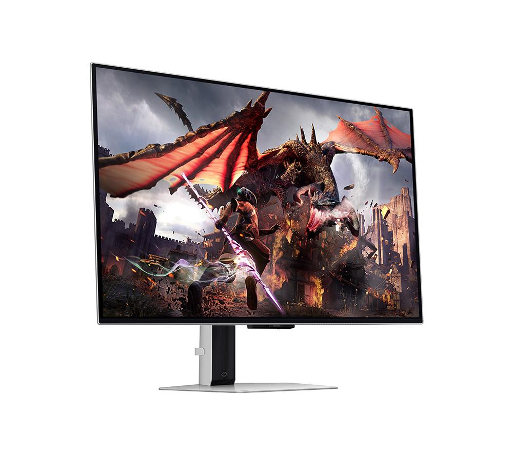 SAMSUNG Odyssey G8 LS32DG802SUXXU 4K Ultra HD 32" OLED Smart Gaming Monitor - Black & Silver
