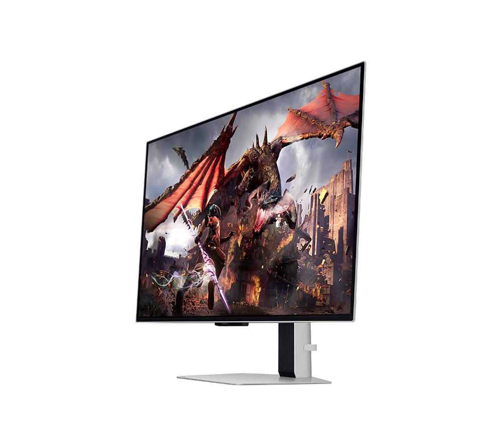 SAMSUNG Odyssey G8 LS32DG802SUXXU 4K Ultra HD 32" OLED Smart Gaming Monitor - Black & Silver
