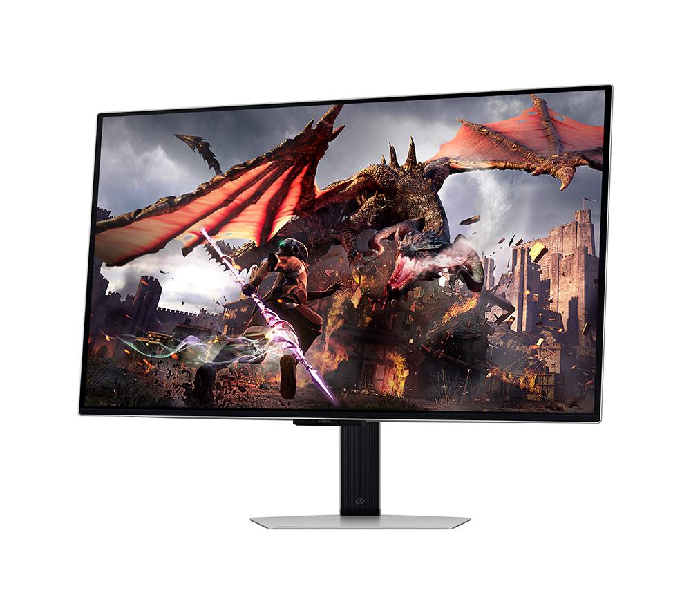 SAMSUNG Odyssey G8 LS32DG802SUXXU 4K Ultra HD 32" OLED Smart Gaming Monitor - Black & Silver