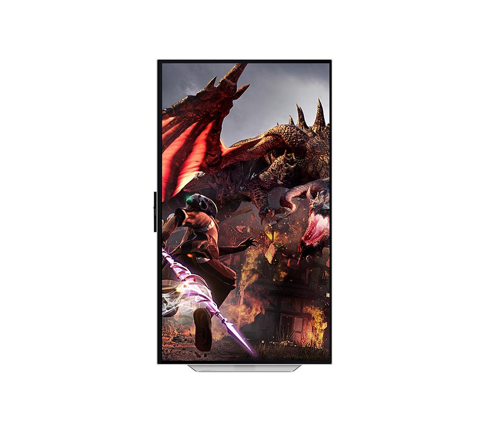 SAMSUNG Odyssey G8 LS32DG802SUXXU 4K Ultra HD 32" OLED Smart Gaming Monitor - Black & Silver