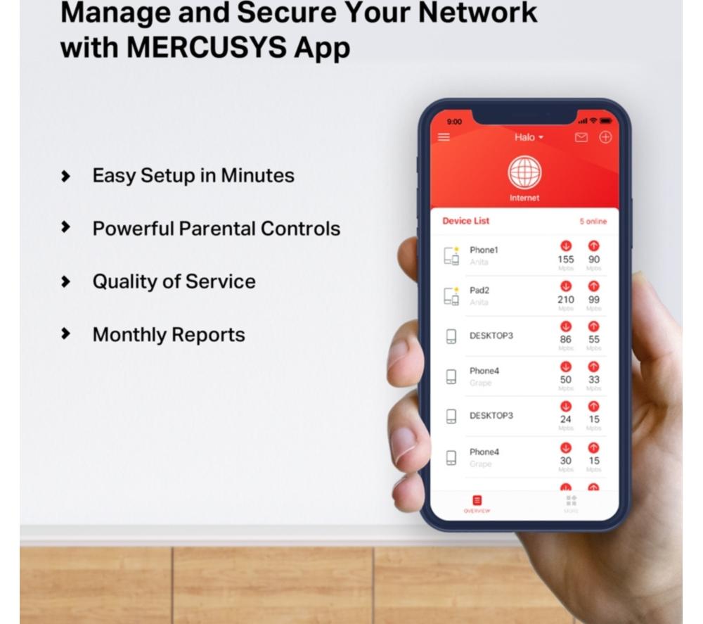 MERCUSYS Halo H1200 Whole Home WiFi System - Triple Pack