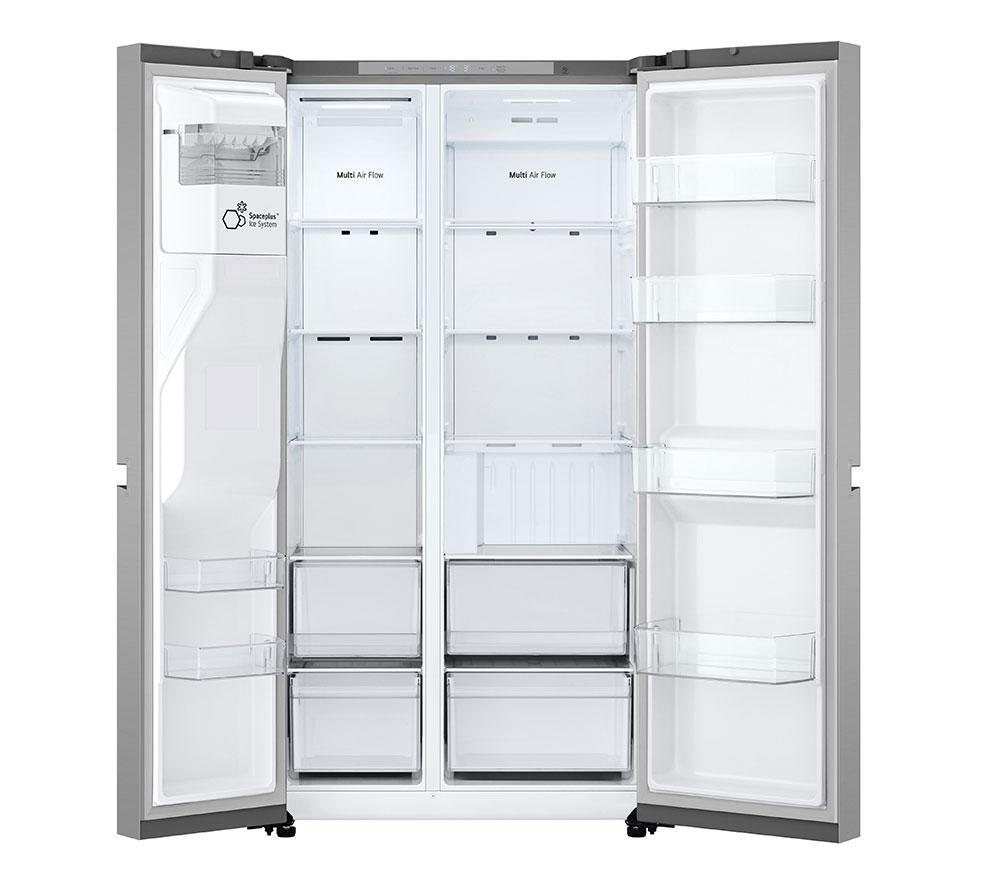 LG NatureFRESH GSLC40PYPE Frigorífico americano - Plata premium