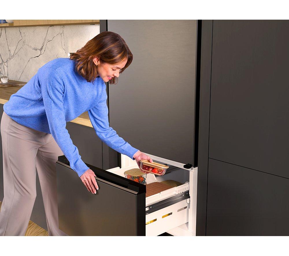 Frigorífico-congelador BEKO Pro HarvestFresh GNE4603VPZ 70/30 - Acero negro