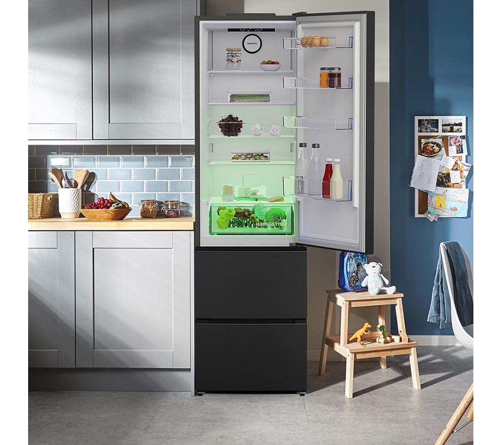 BEKO Pro GNE4603VA 70/30 Fridge Freezer - Anthracite