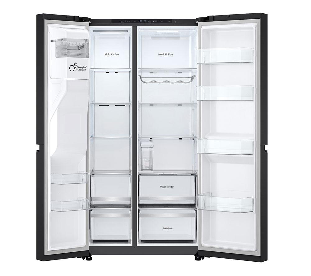 Frigorífico Americano Inteligente LG NatureFRESH GSLE81EPBC - Essence Black Steel