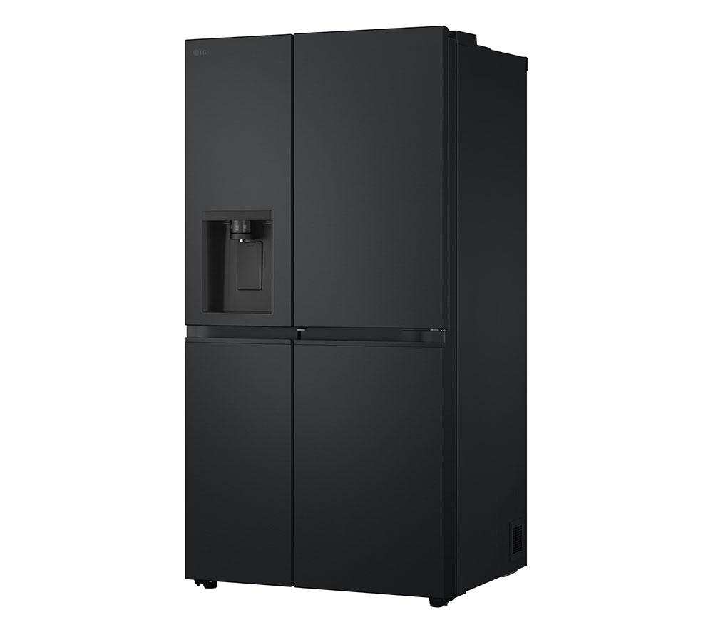 LG NatureFRESH GSJC40EPPE American-Style Fridge Freezer - Matte Black