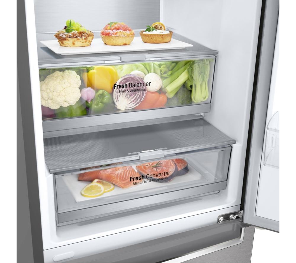 LG NatureFRESH GBB92MBB3P Frigorífico Combi 70/30 - Metal Sorbet