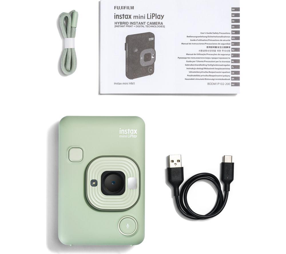 Cámara e impresora instantánea híbrida INSTAX Mini LILPLAY - Verde matcha