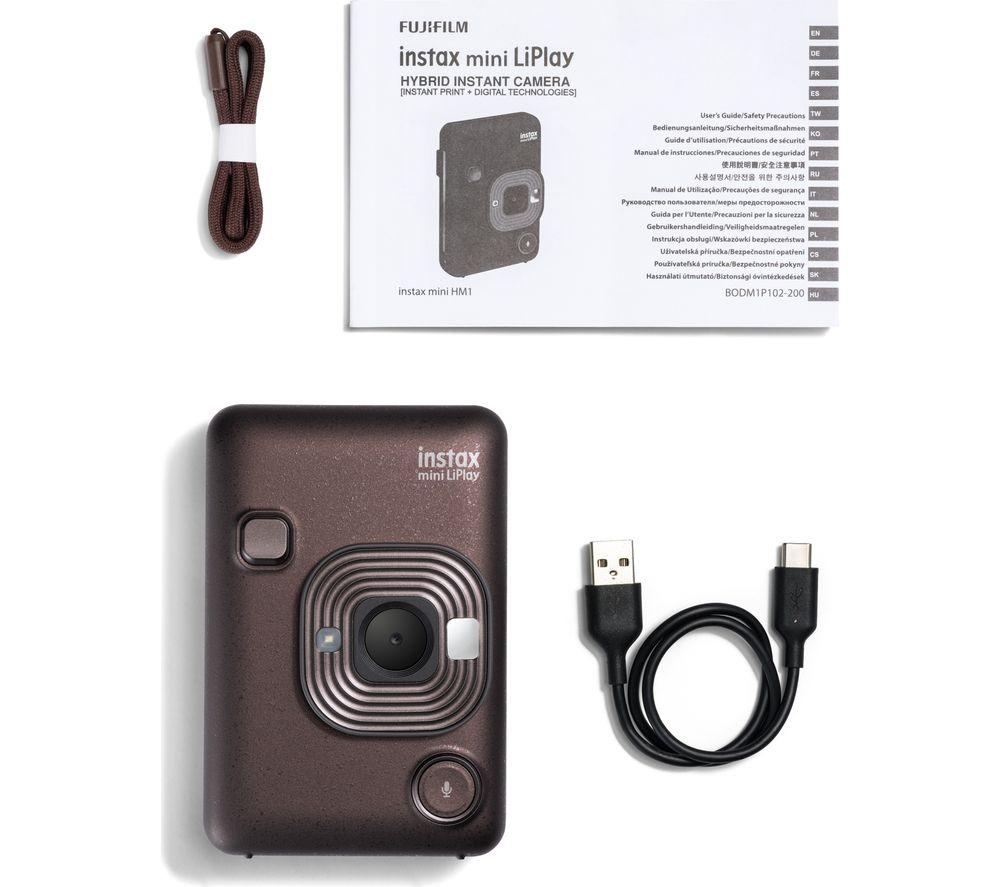 Cámara e impresora instantánea híbrida INSTAX Mini LILPLAY - Bronce oscuro
