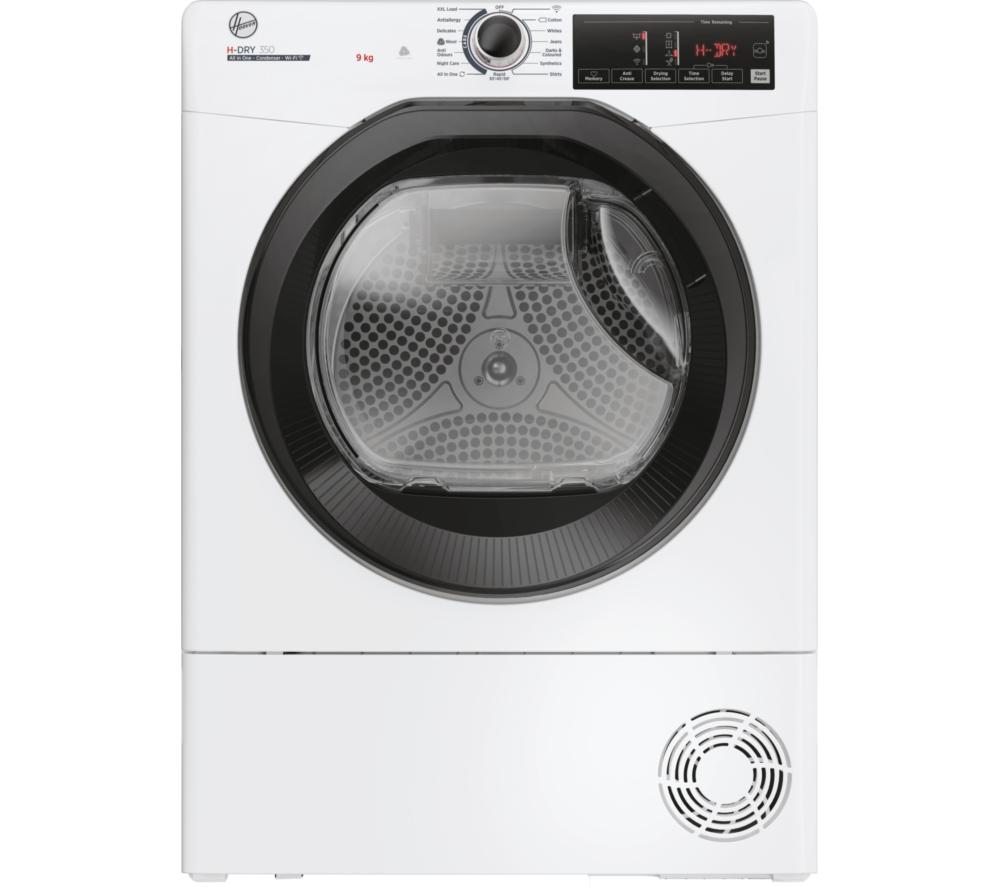 HOOVER H-Dry 350 HRE C9TBE-80 WiFi-enabled 9 kg Condenser Tumble Dryer - White